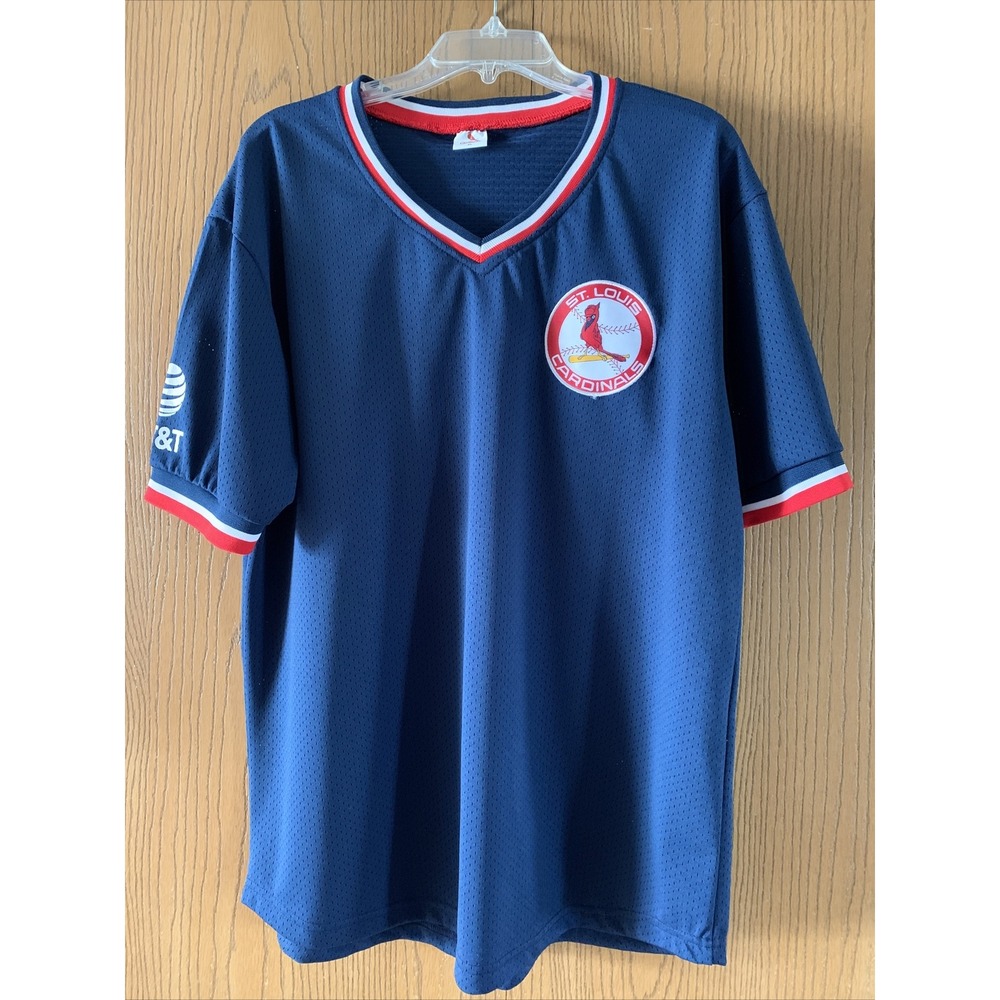 St.Louis Cardinals Jersey Navy Blue Size XL